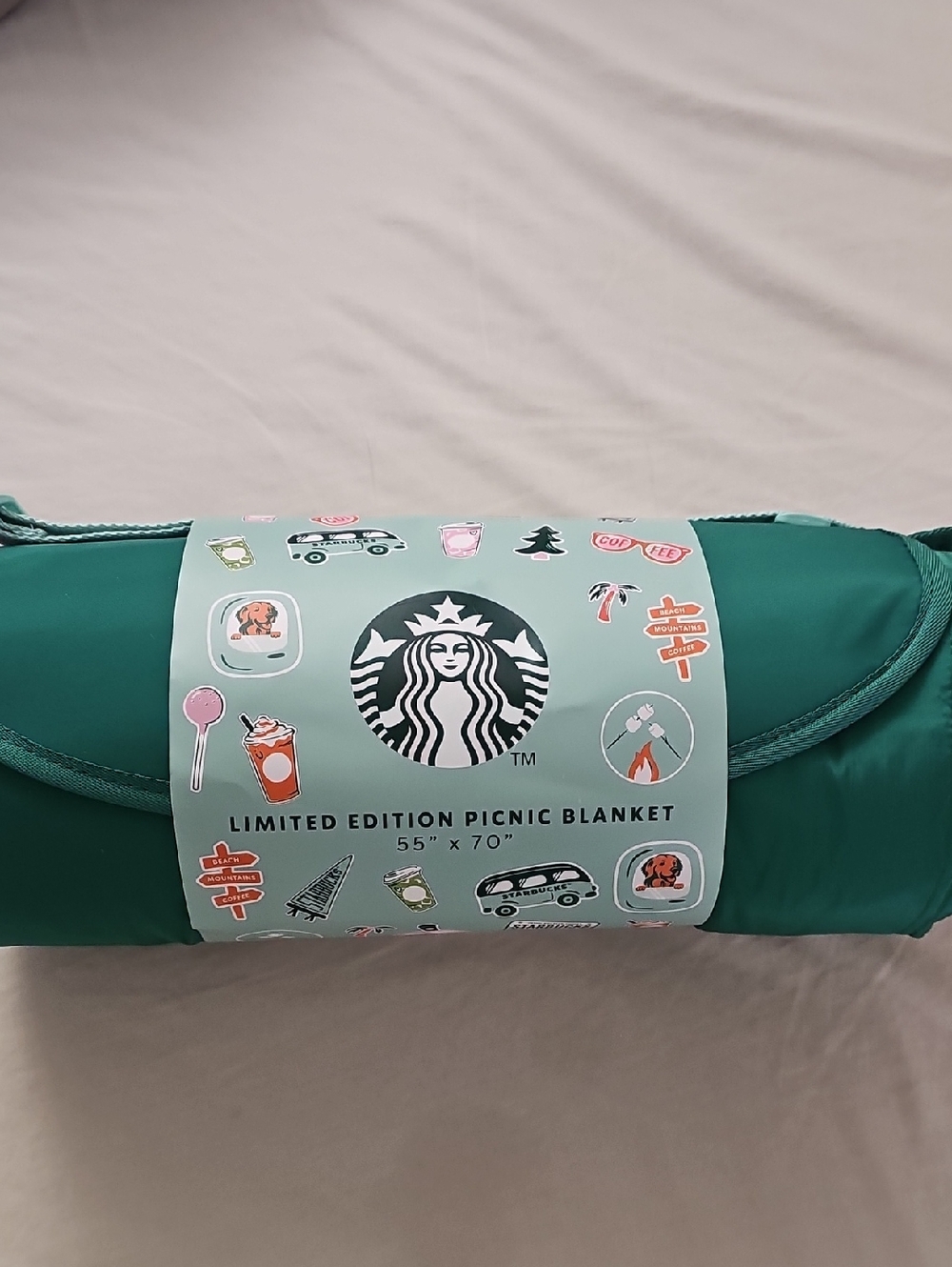 Starbucks Summer 2026 Limited Edition Roll-Up Picnic Blanket